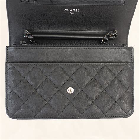 chanel so black woc|chanel mini wallet on chain.